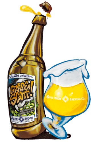 Grape Scott Beer Bottle