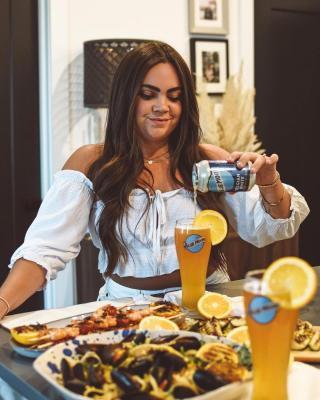 It’s #NationalCookingDay, and we are over the moon with this tasty dish infused with Valencia orange zest. Check out @tusksandtails profile for the recipe.