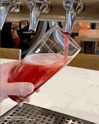 Introducing Magenta Moon. Inspired by @pantone’s Color of the Year 2023. Described by our senior brewer as “Fruity and juicy, with a nice crisp acidity on the finish.” 

Try it yourself at @bluemoonrino in Denver, CO - available for a limited time while supplies last!