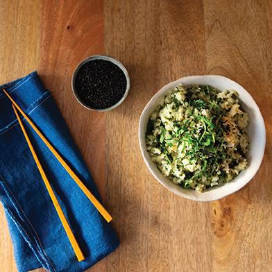 Garlic Kale Perilla Fried Rice